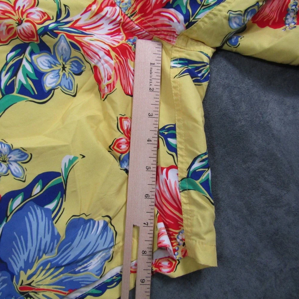 Polo Ralph Lauren Swim Trunks Mens 2XB Yellow Hibiscus Floral Board Shorts